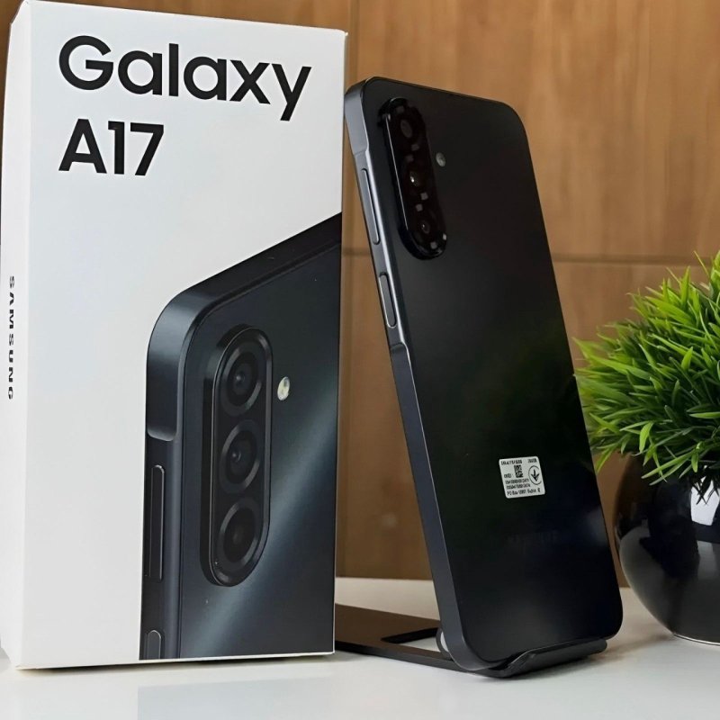 Celular Samsung Galaxy A17 5g Com Ia, 128gb, 4gb Ram, Câm De 50mp, Tela De 6.7 , Nfc, Ip54 - Preto