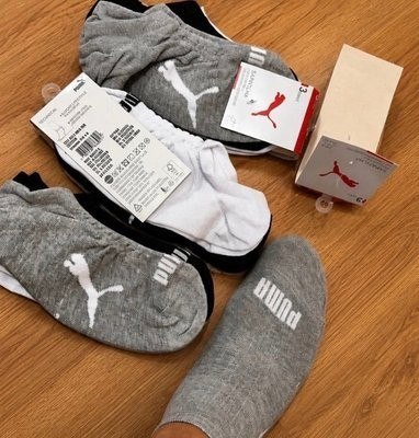Kit 9 Pares Meias Puma Sapatilha Soquete Invisível Original