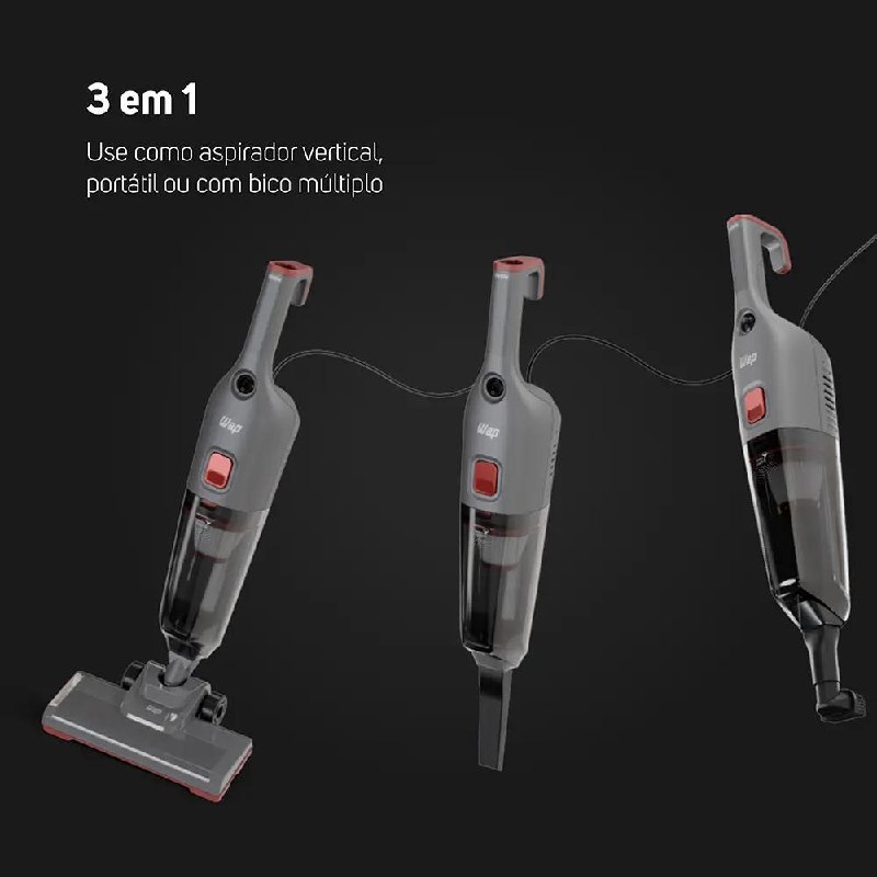 Aspirador de Pó Vertical WAP Power Speed Max 1600W