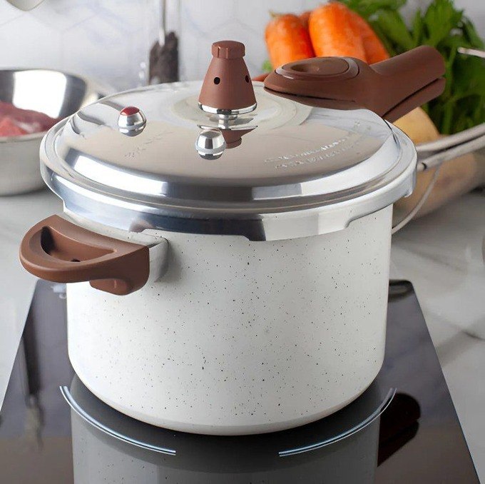Panela de Pressão Brinox Indução Ceramic 6,8L + Frete Grátis