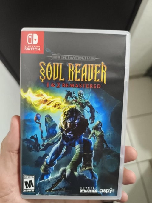 Legacy Of Kain Soul Reaver 1 & 2 Remastered: Nintendo Switch - Standard Edition