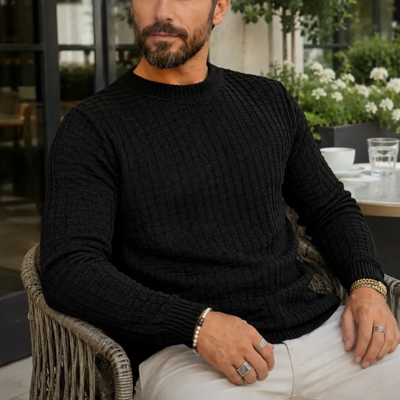 Blusa De Frio Suéter Masculino Lã Tricot