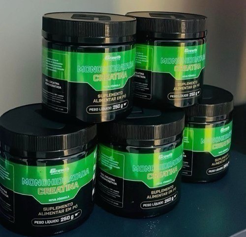 Creatina Monohidratada 250g Growth Supplements - Sem Sabor Em Pó