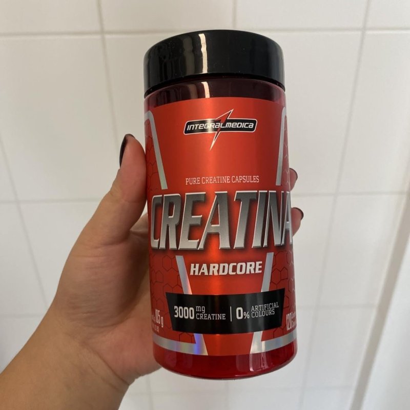 Integralmedica Creatina Hardcore 120 Cápsulas Pura Monohidratada