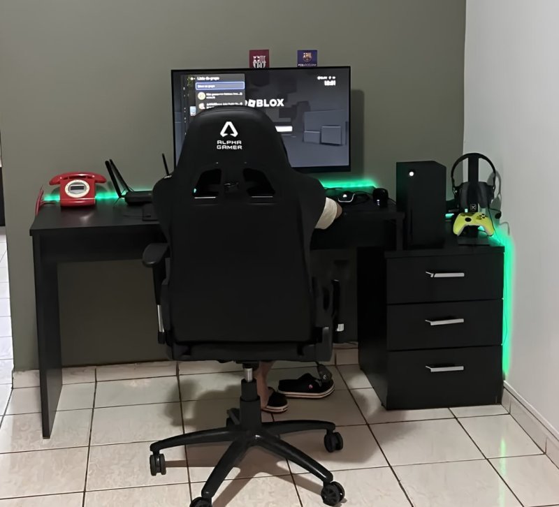 Escrivaninha Gamer Siena Móveis Drx 6000 Mdp