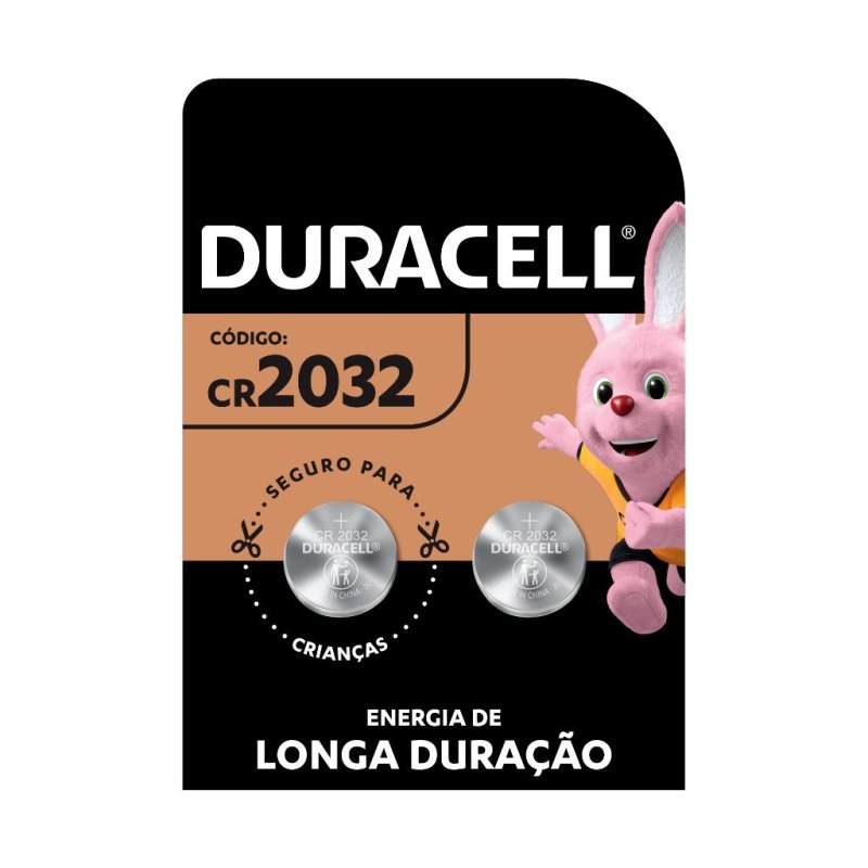 Bateria de Lítio Metálico 2032 - 2 Unidades