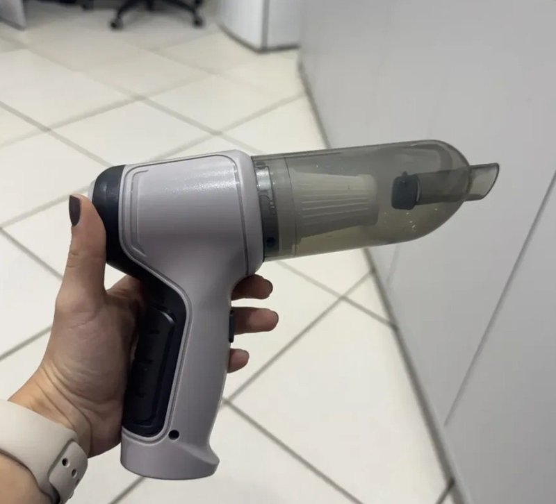Mini Aspirador De Pó Portátil Recarregável Soprador Usb Automotivo 3em1 Sem Fio Premium Vácuo Limpeza Carro Multifuncional Casa Chrome Technology Prata/verde 127/220v
