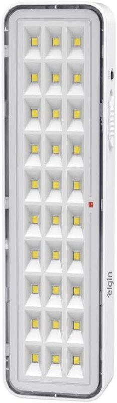 Elgin Luminária Emergência 30 LEDs 2W - Bateria 6h - Luz Branca Fria