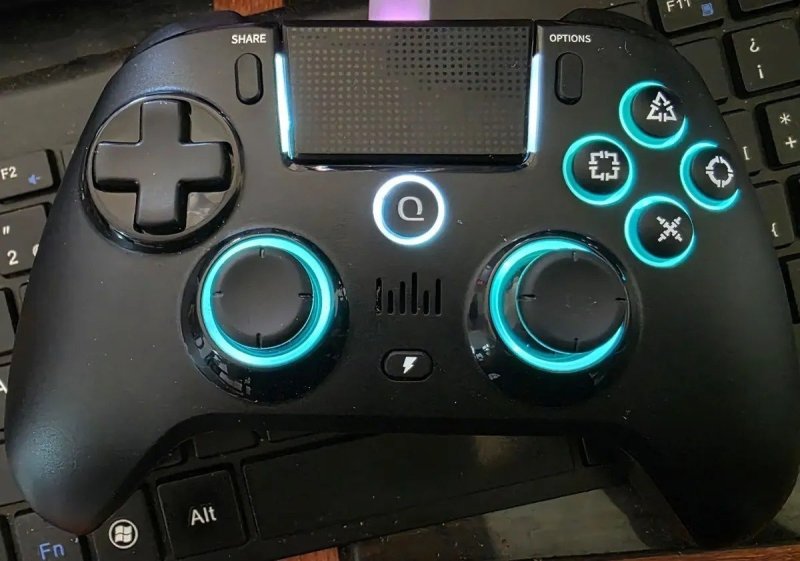 Controle Sem Fio Para Ps4/ps3/pc Joystick Qrd Spark N5 Para Pc Ios Android Efeito Hall Gamepad + Frete Grátis