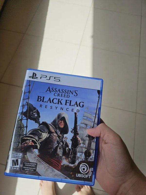 Assassins Creed Black Flag Resynced Ps5 Mídia Física + Frete Grátis