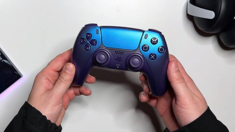 Controle Sem Fio Dualsense Playstation 5 Chroma Indigo Cor Azul + Frete Grátis