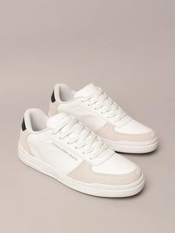 Tênis Calvin Klein Masculino Cm5pc43te652 Branco Lisa 42 Br