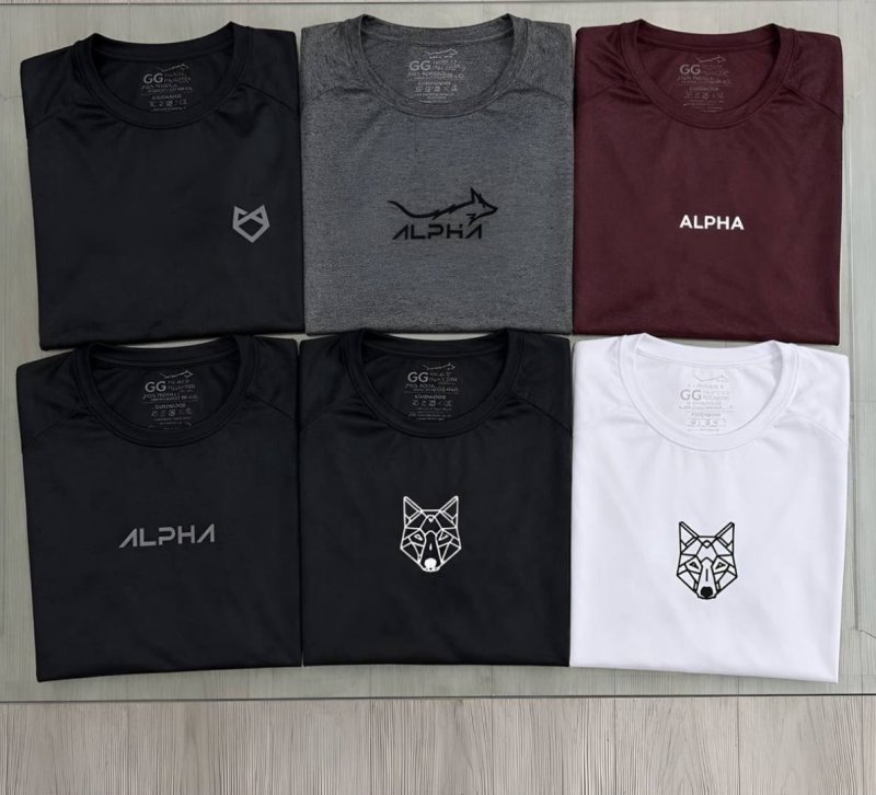 Kit 6 Camisetas Mais Procuradas Alpha
