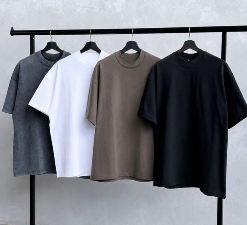 Kit 4 Camisas Camiseta Básica Lisa 100% Algodão Premium 30.1