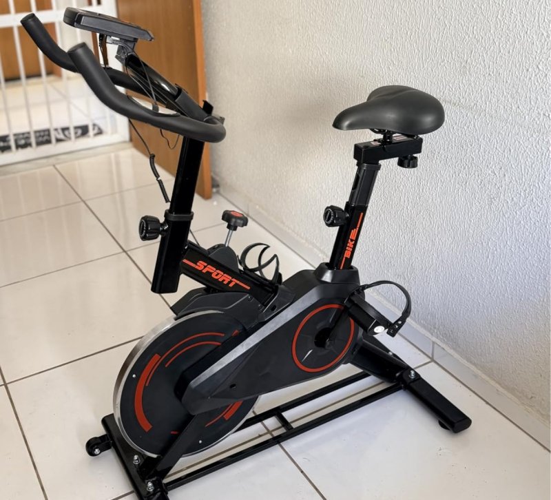 Bike Ergometrica Bicicleta Ergometrica Bike Spinning Silenciosa Vertical Modelo Premium