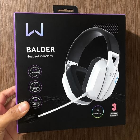 Headset Gamer Wireless Warrior - Ph703 Preto