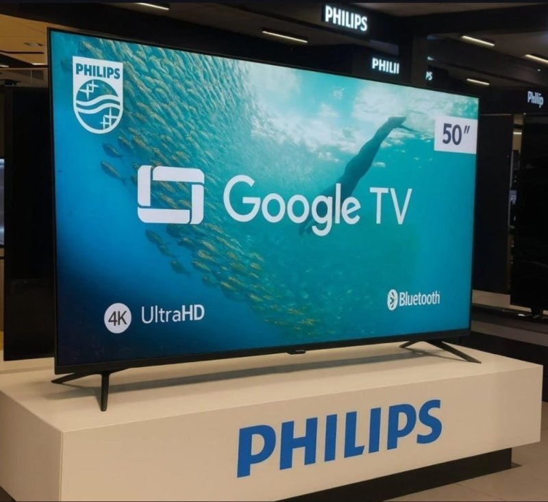 PHILIPS Smart TV 50'' 4K UHD 50PUG7019/78 com Google TV e Comando de Voz