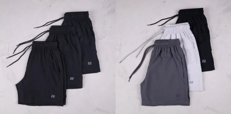 Kit 3 Bermudas Luzzo Premium