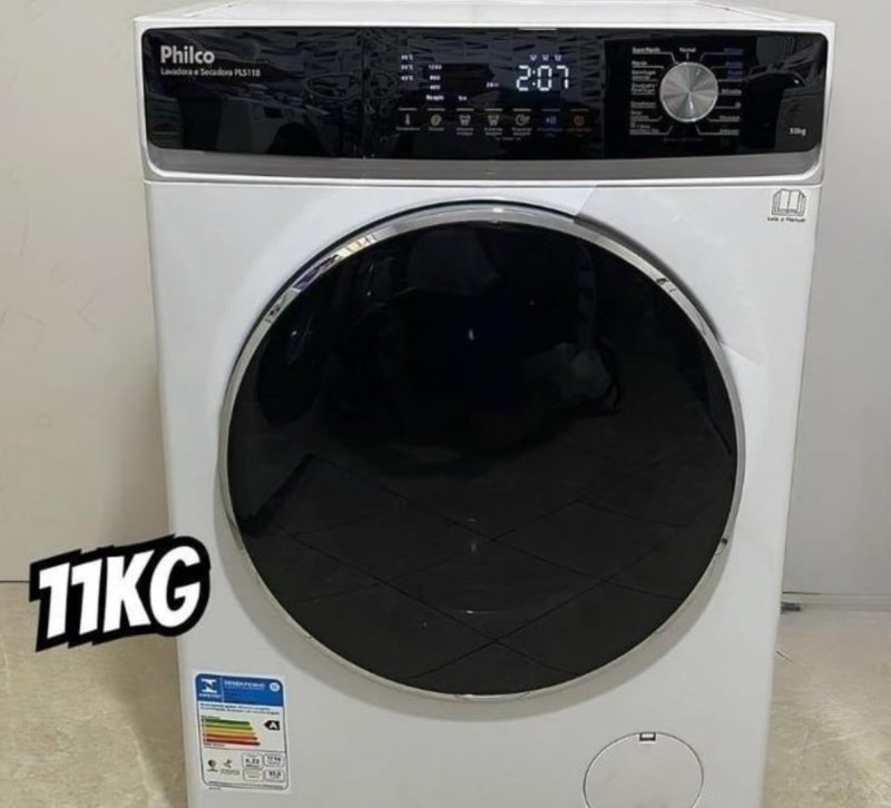 Lava E Seca 11kg Philco Inverter Plus 16 Programas Pls10b 220v Branco