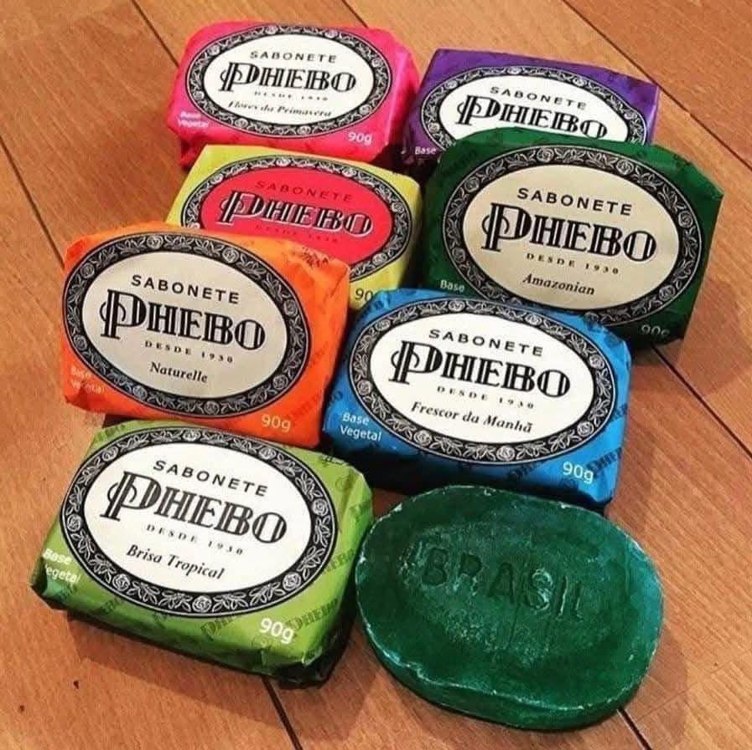 Kit Sabonete, PHEBO, Amarelo, 720g