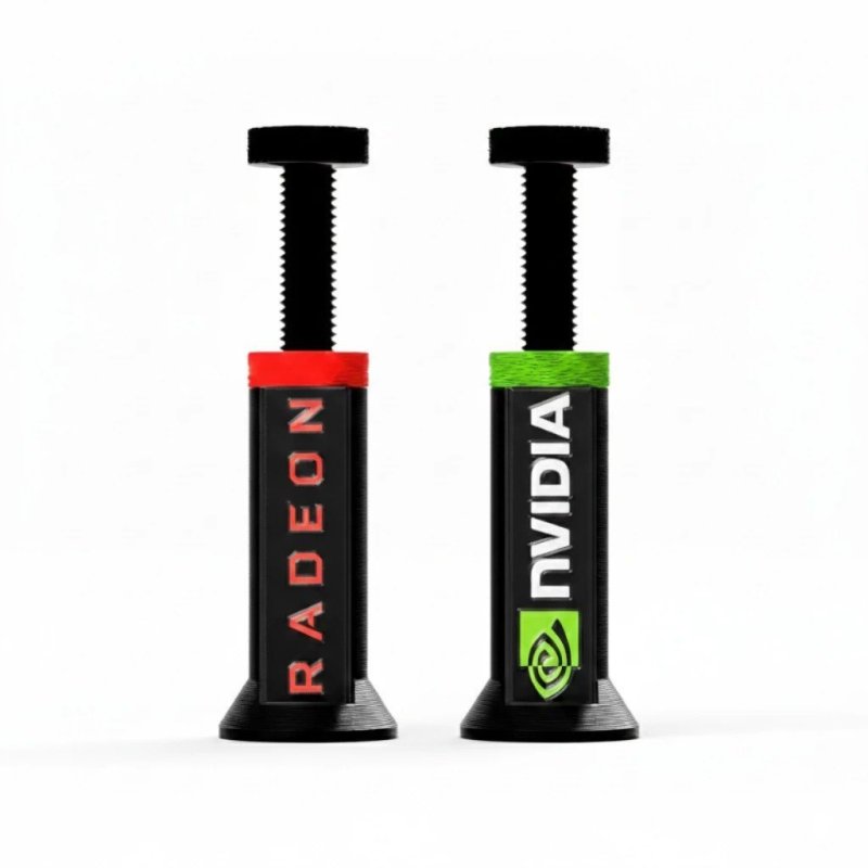Suporte de Placa de Vídeo Universal Nvidia/Radeon Preto/Branco