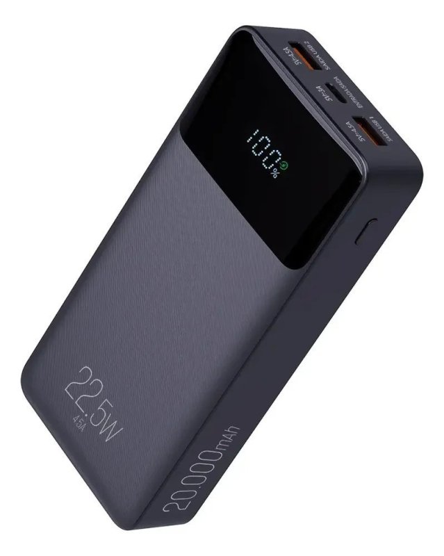 Power Bank Pro 20000mah ELG Pb200bk, Bateria Portátil Univer Preto