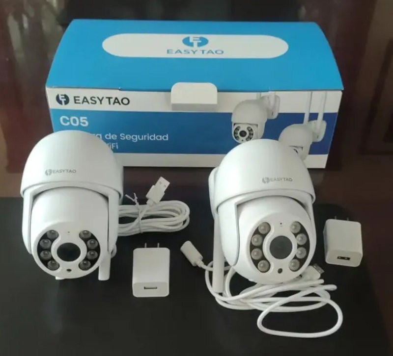 Câmera Segurança Ip Wifi Icsee Infravermelho Prova D'água Branco