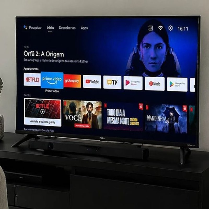 Smart TV Philco 40 P40vik Led Roku Dolby Audio Wi-fi Hdmi Hdr Full Hd 110/220v