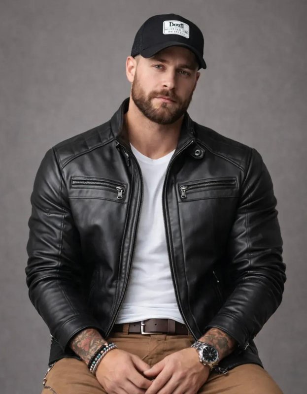 Jaqueta De Couro Masculina Casaco Frio Impermeável Inverno