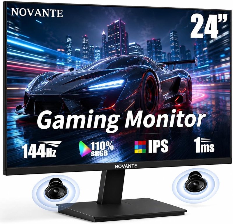 Monitor Gamer ips 24 Polegadas, Full HD, 144Hz, 1ms