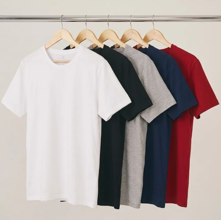 Kit 5 Camisetas Hering Masculina Basica Original Algodão