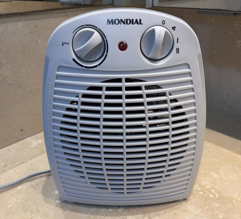 Aquecedor A Ar, Mondial, Cinza/Branco, 2000W, 220V - A-08