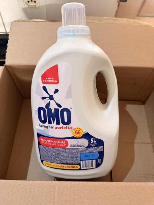 Sabão Líquido Omo 5L Lavagem Perfeita