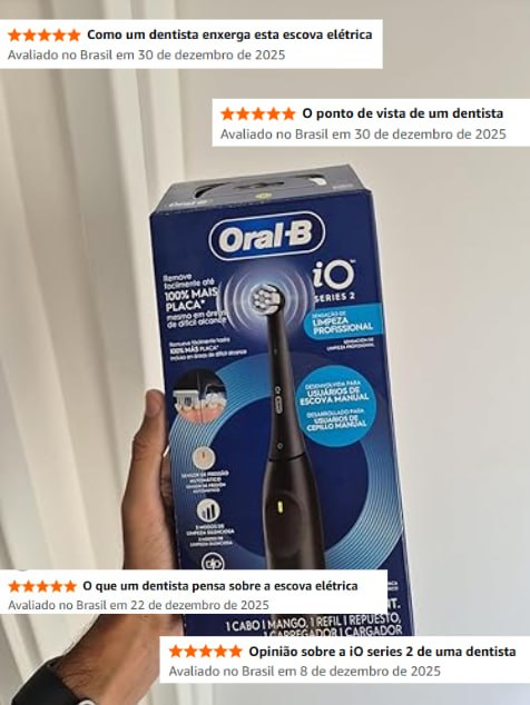 Escova de Dente Elétrica Oral-B iO2