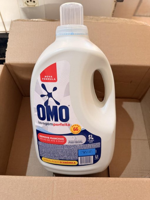 Sabão Líquido Omo 5L Lavagem Perfeita + Frete Grátis