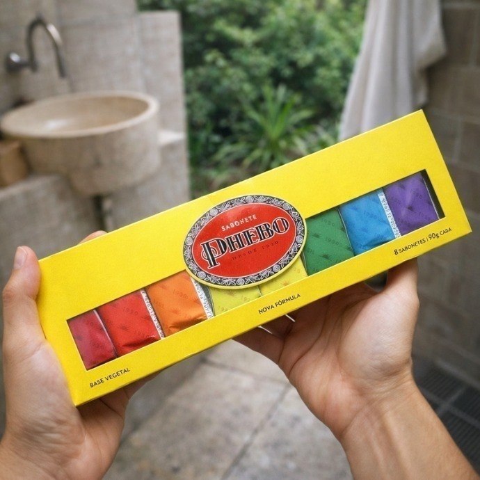 Kit Sabonete PHEBO Amarelo 720g