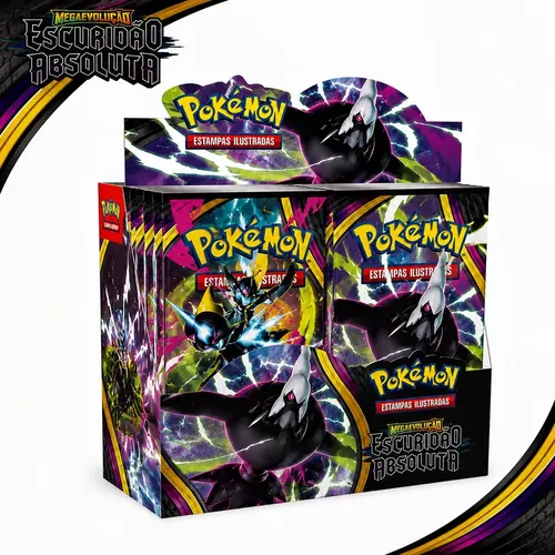 36 pacotes de Pokémon TCG Escuridão Absoluta