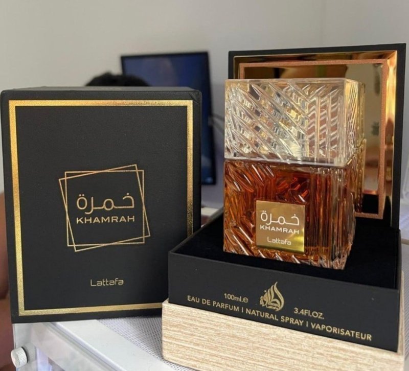 Perfume Árabe Khamrah Lattafa 100ml Eau De Parfum Original