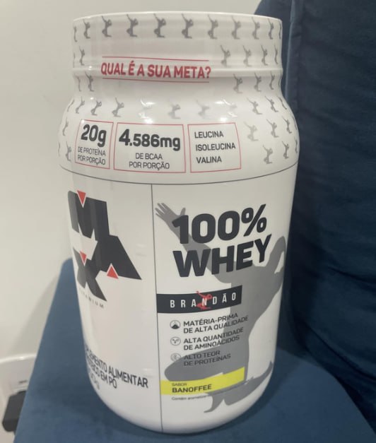 Whey 100% Max Titanium 900g Banoffee