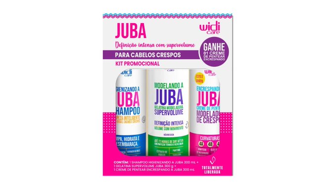 Widi Care Kit Lavagem Encrespando 900ml