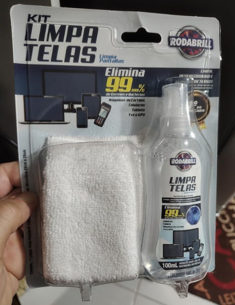 Kit Limpa Telas Rodabrill 100ml