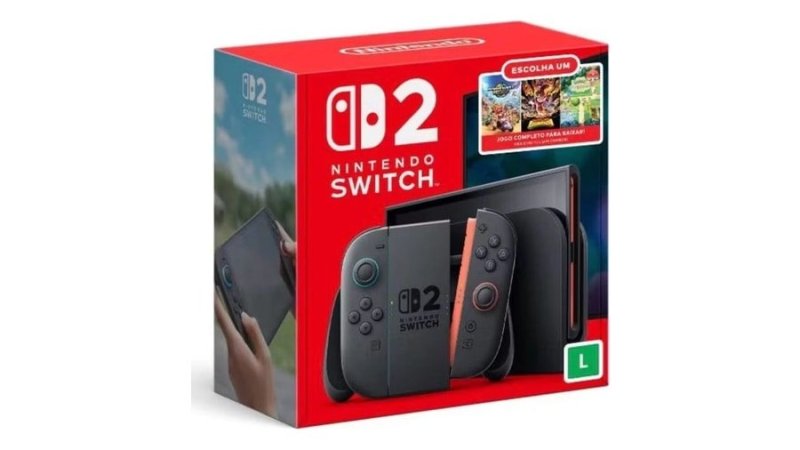 Nintendo Switch 2 lcd 256gb novo