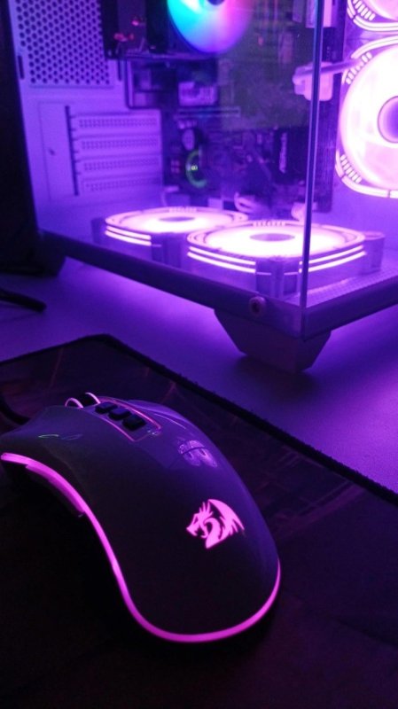 Mouse Gamer Redragon Cobra V2 Special Edition Cypher Branco e Preto RGB M711A-RGB + Frete Grátis