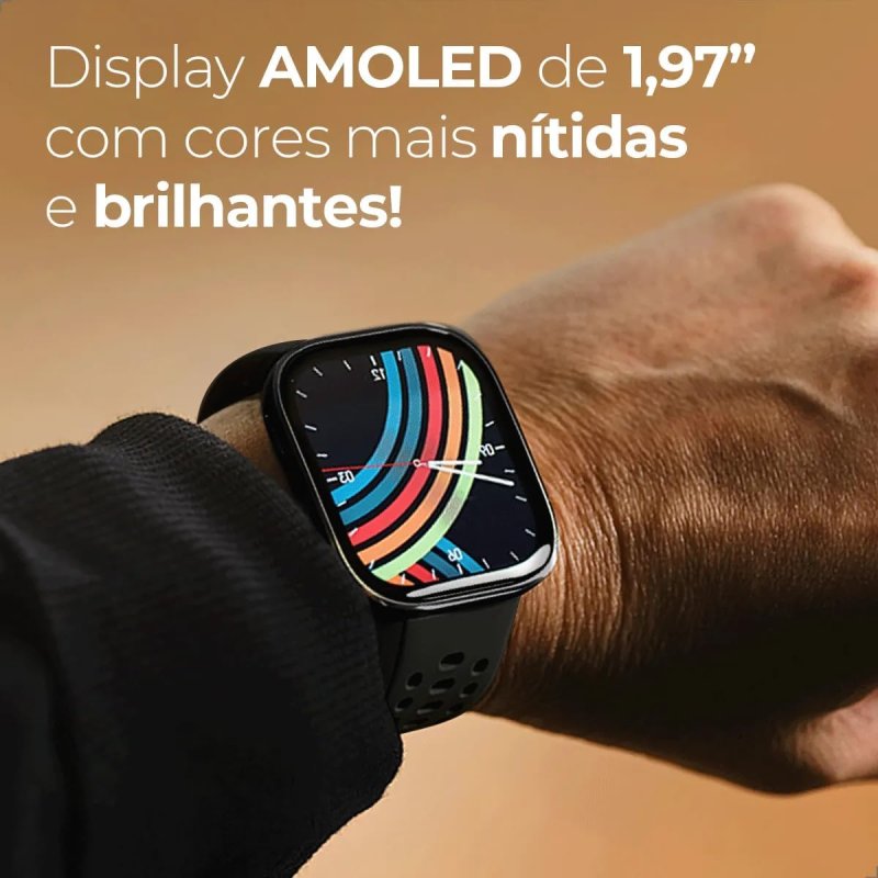 Amazfit Bip 6 - 46mm AMOLED - GPS e 140 Modos de Exercício