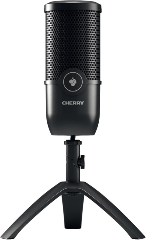 Cherry UM 3.0, microfone USB para podcast, streaming e uso em casa