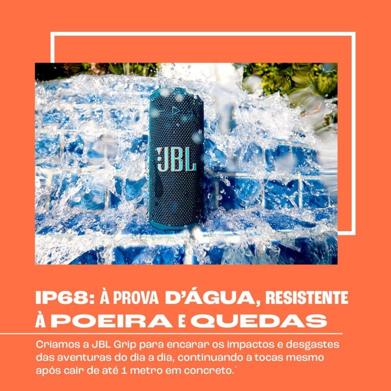 JBL Grip - 16W RMS - IP68 Portátil - Azul