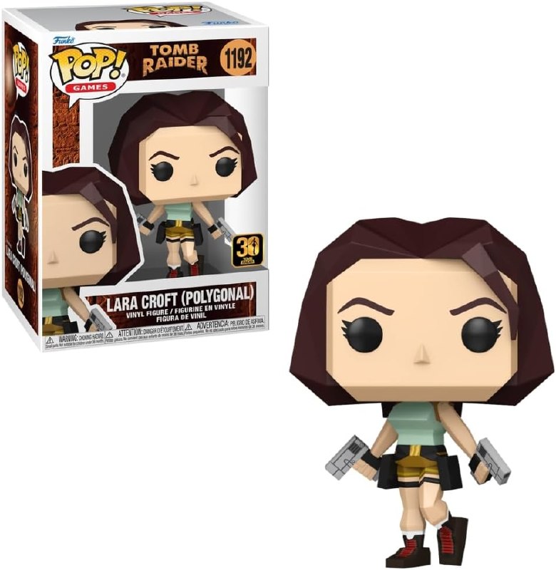 Funko Pop Lara Croft Poligonal + Frete Grátis