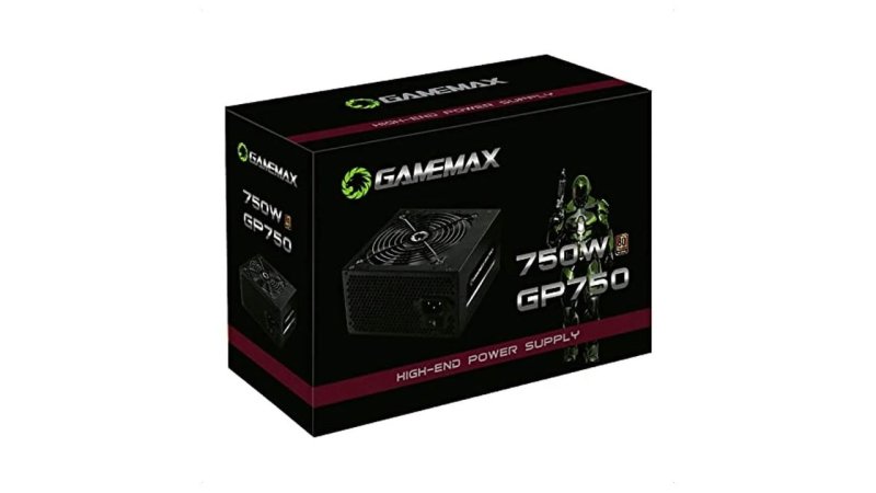 Fonte 750w Gp750 80 Plus Bronze Gamemax Cor Preto