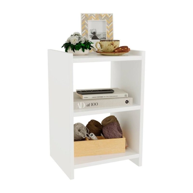 Mesa de Cabeceira Retro para Quarto Casal ou Solteiro Nicho Decoração América