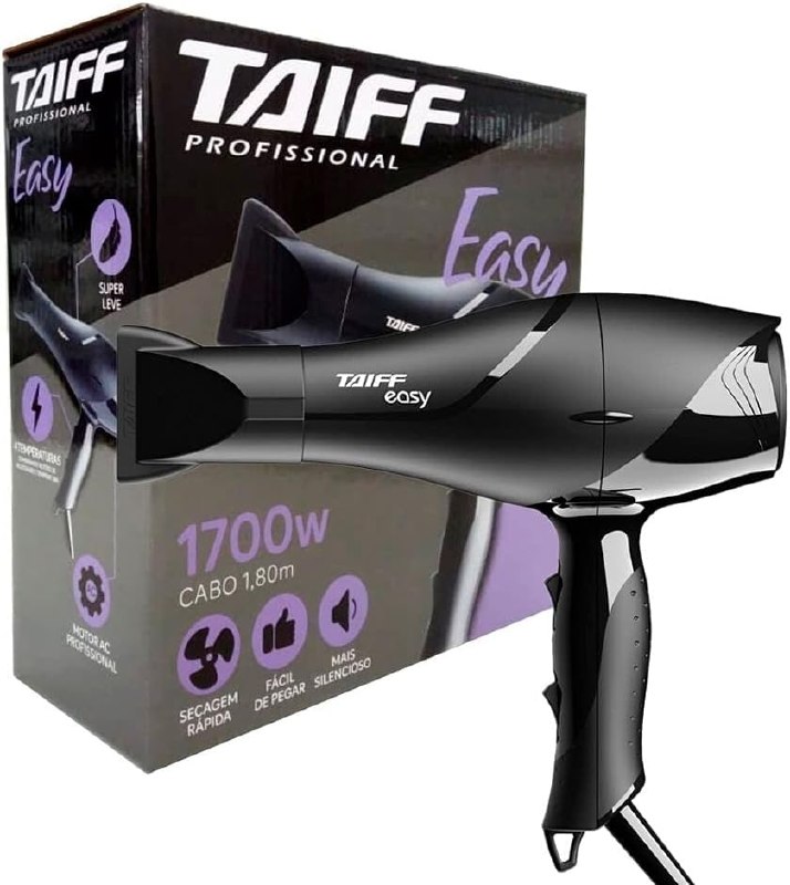 Secador Taiff Easy 1700W 127V - Preto